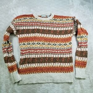 VTG Christopher Hayes Men's‎ Cotton Linen Sweater Size M Pullover 90s Grandpa